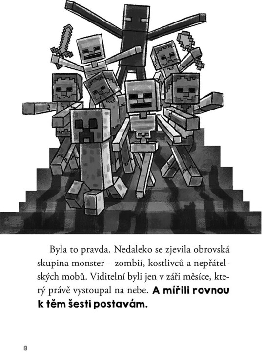 Kniha Minecraft: Kroniky Woodswordu - Netopýří noc, 2.díl_1305052819