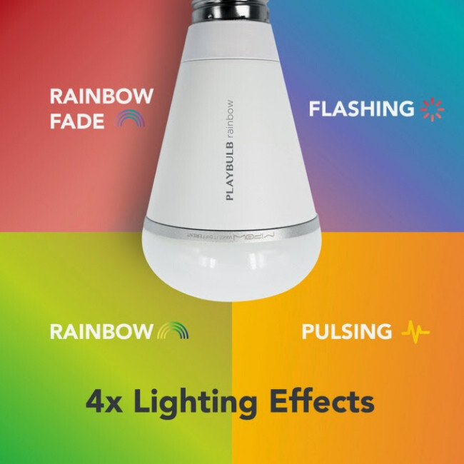 MiPow Playbulb Rainbow chytrá LED žárovka, E26/E27, Bluetooth, bílá, 3 kusy_307257197