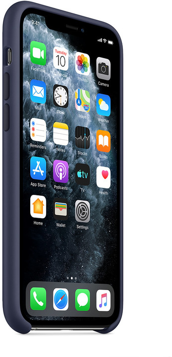 Apple silikonový kryt na iPhone 11 Pro, půlnočně modrá_256854571