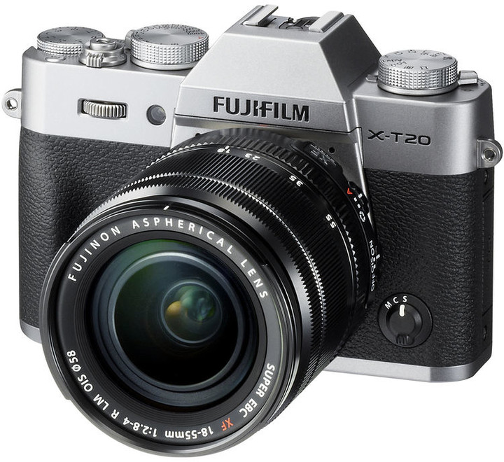 Fujifilm X-T20 + XF 18-55mm, stříbrná_368032080