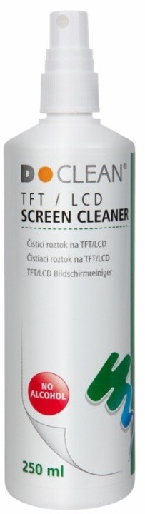 D-Clean Čisticí roztok na obrazovky, LCD, filtry (3125) 250ml