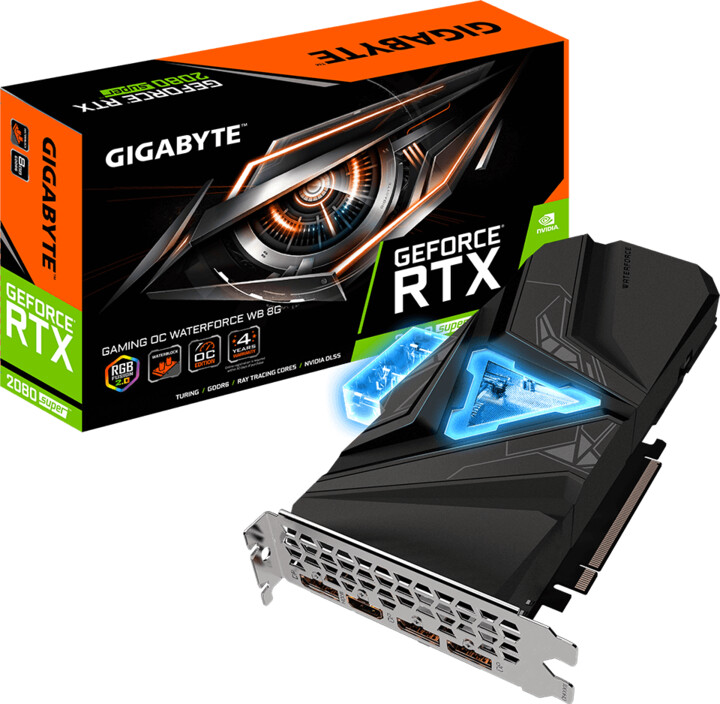 GIGABYTE GeForce RTX 2080 SUPER GAMING OC WATERFORCE WB 8G, 8GB GDDR6_1363080704