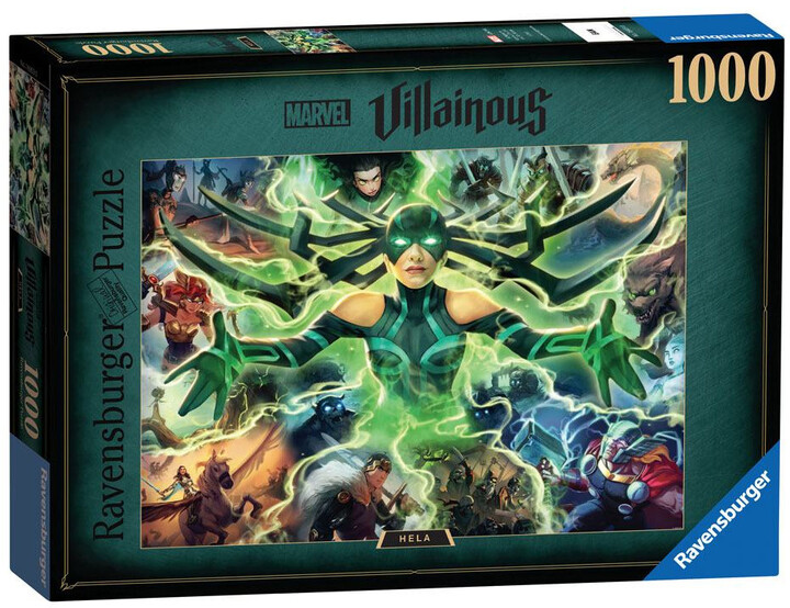 Puzzle Ravensburger Marvel: Villainous - Hela, 1000 dílků_1249705398