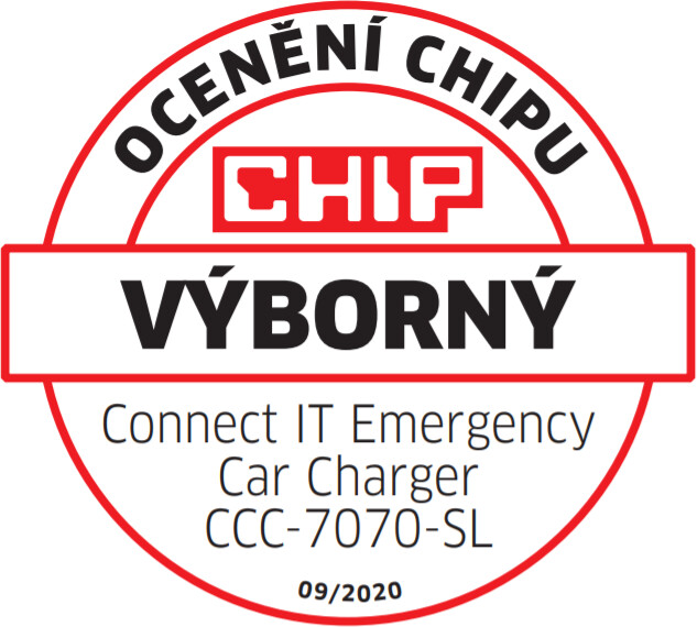 CONNECT IT Emergency Car Charger, záchranářská nabíječka do auta, stříbrná_1909251372