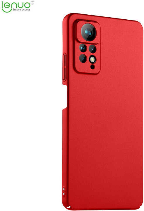 Lenuo Leshield zadní kryt pro Xiaomi Redmi Note 11 Pro/Pro 5G, červená_723994240
