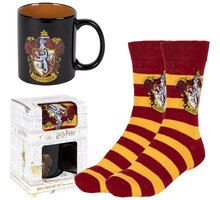 Dárkový set Harry Potter - Gryffindor, hrnek a ponožky, 300 ml, 40-46 08445484249439