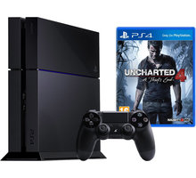 PlayStation 4, 1TB, černá + Uncharted 4: A Thief&#39;s End_2019637428