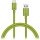 CONNECT IT Wirez COLORZ Kabel USB-C (Type C) - USB-A, 1 m, zelený