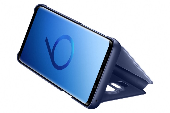 Samsung flipové pouzdro Clear View se stojánkem pro Samsung Galaxy S9+, modré_1415528091