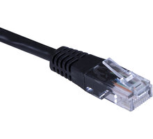 Masterlan patch kabel UTP, Cat5e, 0,5m, černá_906275391