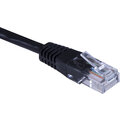 Masterlan patch kabel UTP, Cat5e, 0,5m, černá