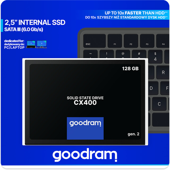 GOODRAM CX400 Gen.2, 2,5&quot; - 128GB_653784038