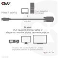 Club3D kabel DisplayPort na VGA, M/M, 2m_1013352272