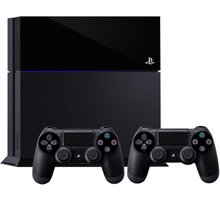 PlayStation 4, 1TB, 2x ovladač, černá_1480250103