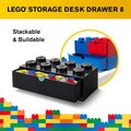 Stolní box LEGO, se zásuvkou, velký (8), černá_2126616170