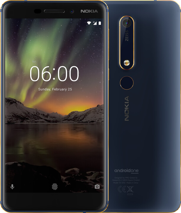 Nokia 6.1 2018, Single Sim, 64GB, modrá_873392247