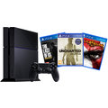 PlayStation 4, 1TB, černá + God of War 3 + Last of Us + Uncharted Nathan Drake Collection