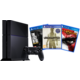 PlayStation 4, 1TB, černá + God of War 3 + Last of Us + Uncharted Nathan Drake Collection