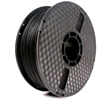 Gembird tisková struna (filament), PLA, 1,75mm, 1kg, flexibilní, černá 3DP-PLA-FL-01-BK