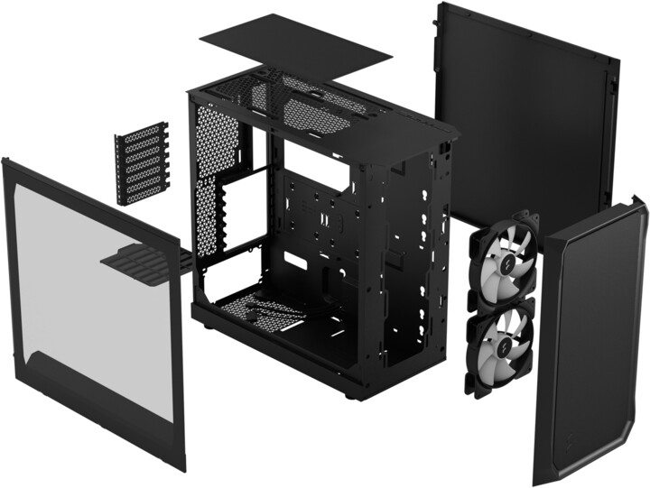 Fractal Design Focus 2 RGB Black TG Clear Tint_1531154792