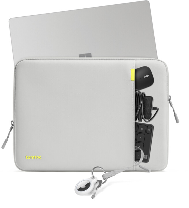 tomtoc obal na notebook Sleeve Kit pro MacBook Pro 14&quot;, šedá_1186533950
