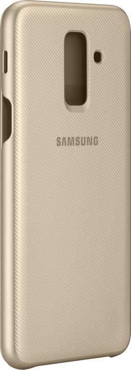 Samsung A6+ flipové pouzdro, zlatá_215224097