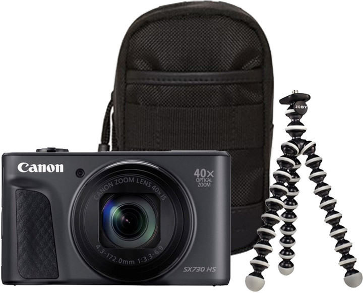 Canon PowerShot SX730 HS, černá - Travel kit_173381409
