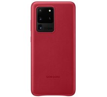 Samsung kožený zadní kryt pro Galaxy S20 Ultra, červená