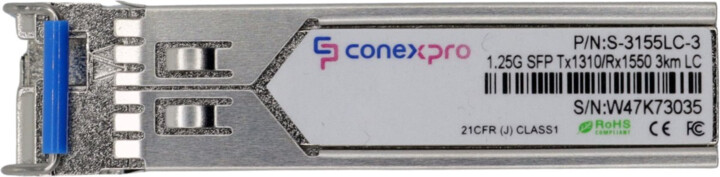 Conexpro SFP modul 1,25Gbit, SM, Tx1310/Rx1550nm, 3km, DDM, 1x LC_1195003056