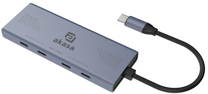 AKASA USB hub typ C, 4x USB-C, 10 Gbps_1727475384