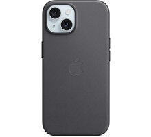 Apple kryt z tkaniny FineWoven s MagSafe na iPhone 15, černá_876277066