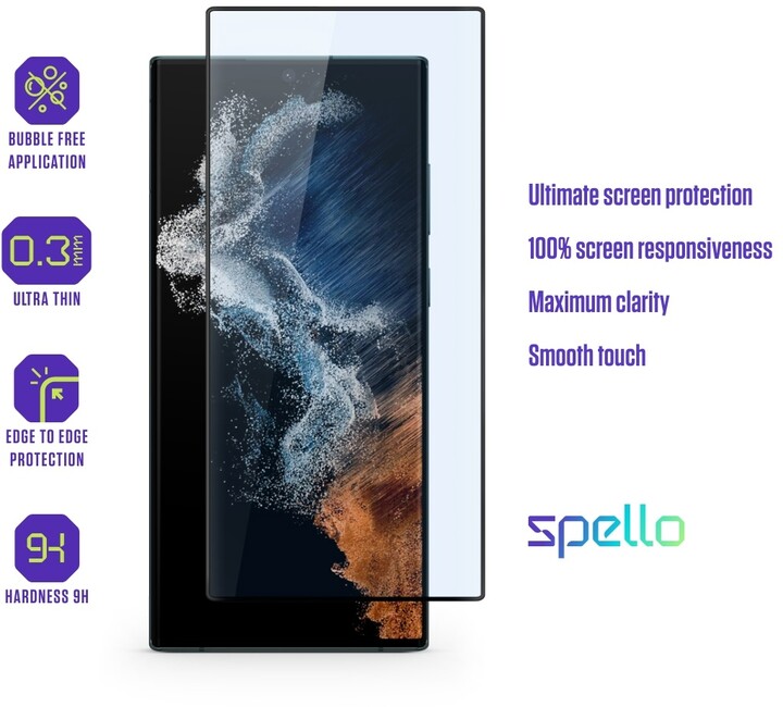 Spello by Epico tvrzené sklo pro Honor Magic 5 Pro 5G, 3D+_416146563