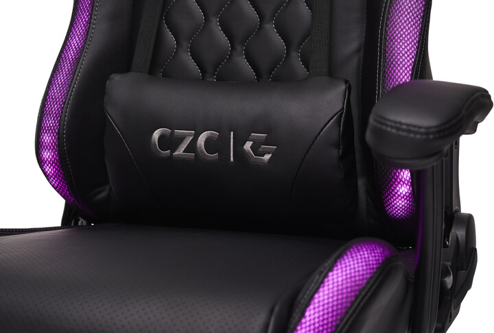 CZC.Gaming Mage, dětská herní židle, RGB, černá_914172694