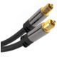 PremiumCord kabel Toslink, M/M, průměr 6mm, pozlacené konektory, 1.5m, černá