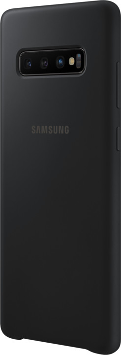 Samsung silikonový zadní kryt pro Samsung G975 Galaxy S10+, černá_1352135475