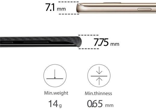 Pitaka Aramid case pro Samsung Galaxy S8, černá/šedá_981614480