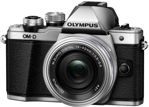 Olympus E-M10 Mark II + 14-42mm II R + 40-150mm R, stříbrná/stříbrná/černá_154023097