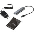 i-tec USB 3.0 Hub 4-Port, metal, s napaječem_1945656783