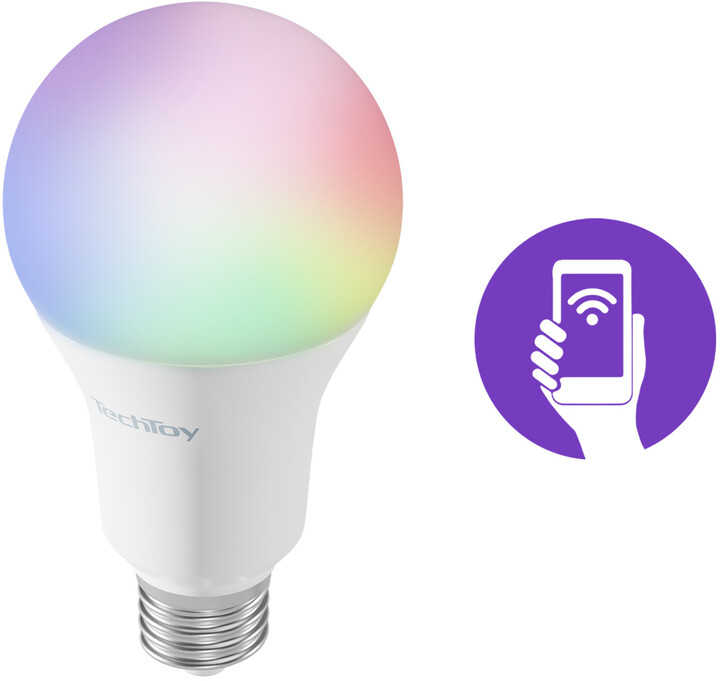 TechToy Smart Bulb RGB 11W E27_36383807
