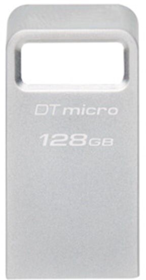 Kingston DataTraveler Micro, 128GB, stříbrná_1688555946