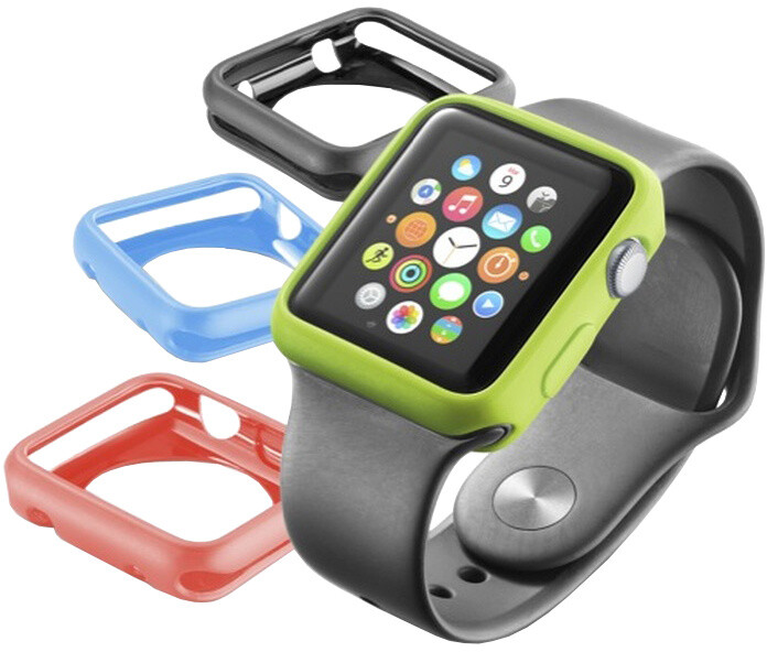 CellularLine ochranný rámeček pro Apple Watch 42mm, 4ks, různé barvy_225820304