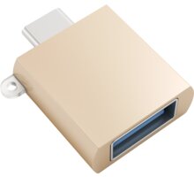 Satechi adaptér USB-C - USB-A 3.0, M/F, zlatá ST-TCUAG