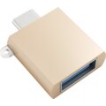 Satechi adaptér USB-C - USB-A 3.0, M/F, zlatá_1585401005