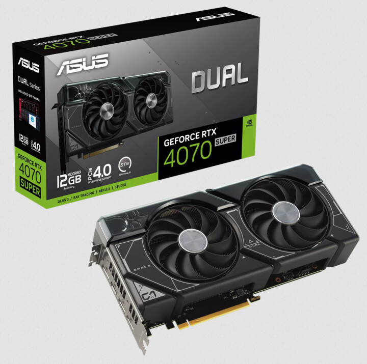 ASUS Dual GeForce RTX 4070 SUPER, 12GB GDDR6X_2053067187