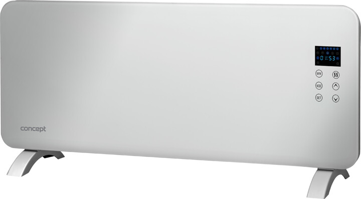 Concept KS4000 Konvektor skleněný s montáží na zeď a dálkovým ovládáním bílý_929871308