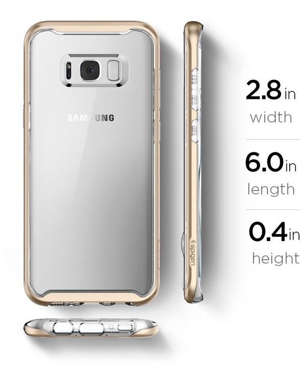 Spigen Neo Hybrid Crystal pro Samsung Galaxy S8, gold maple_1378132416