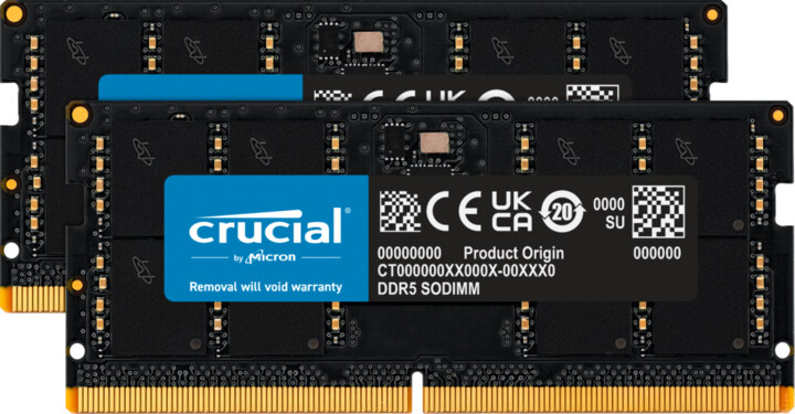 Crucial 64GB (2x32GB) DDR5 5600 CL46 SO-DIMM_2012820149