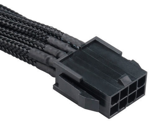 Akasa (AK-CBPW08-40BK), Flexa P8, 40cm 8 pin ATX12V power cable extension