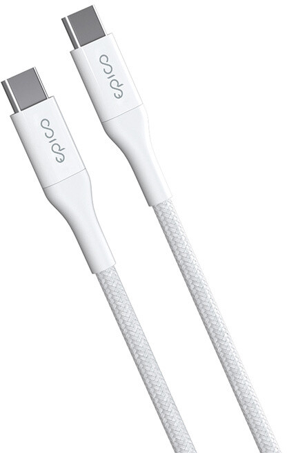 EPICO nabíjecí kabel USB-C, opletený, 100W, 2m, bílá_1744167746