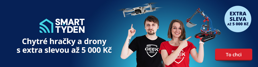 Chytré hračky a drony s extra slevou až 5 000 Kč